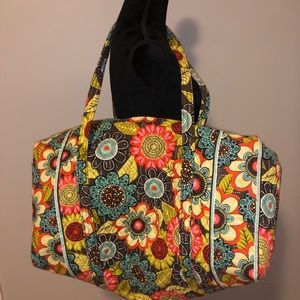 Vera Bradley large travel duffle bag